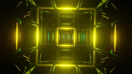 Padrão psicodélico multicolorido hipnótico e vívido em um loop de VJ perfeito com um toque de futurismo