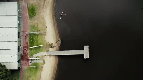 Rowing club situated along the riverbank