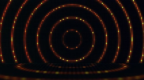 Colorful Pattern on Light Backdrop Golden Neon LED Background Gold Fashion Abstract Vj Loop