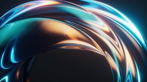 Fond de courbes en verre transparent foncé