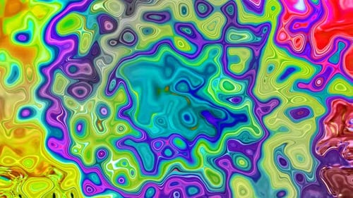 Abstrakte bunte Farbtinte, Flüssigkeit, Explosion, Diffusion, Psychedelia, Farbe, Sprengbewegung. Vd 649
