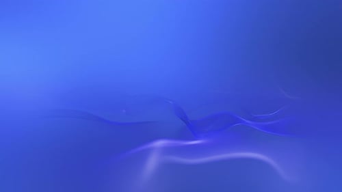 Nahtlose blaue Wellenlinien-Schleife — abstrakter Bewegungshintergrund