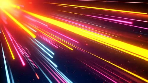 Abstrakte lebendige Lichtstreifen (3)