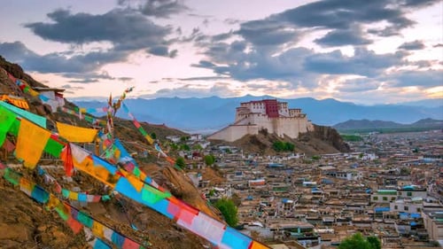 Tibet Cityscape, China