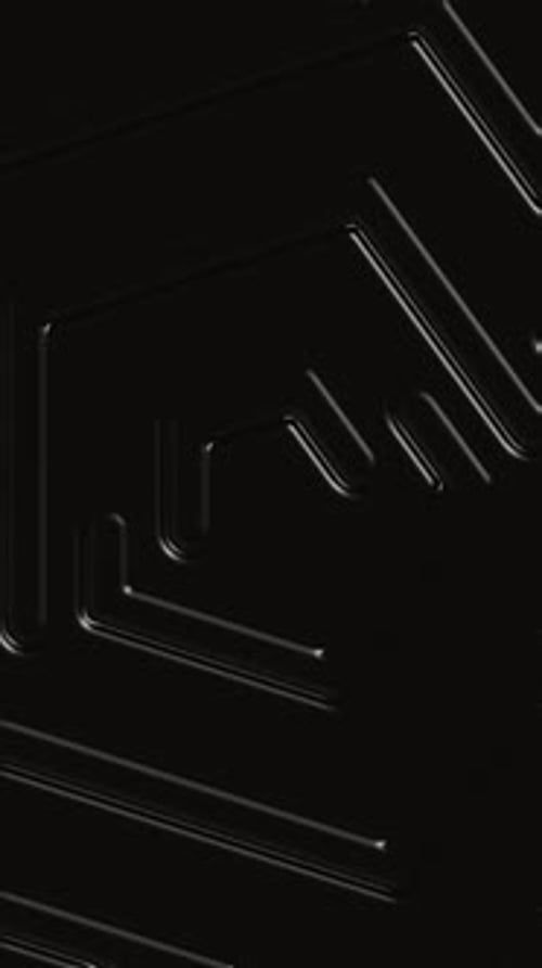 Vertical Video - Minimalist Black Hexagons Abstract Background