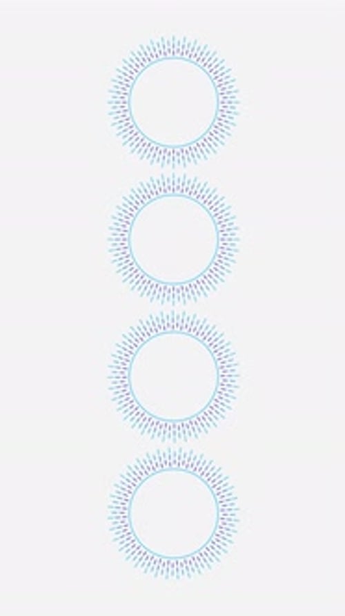 Lab research radiating empty infographic template animation