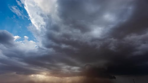 Dramatic Cloudscape at Sunset Time Lapse