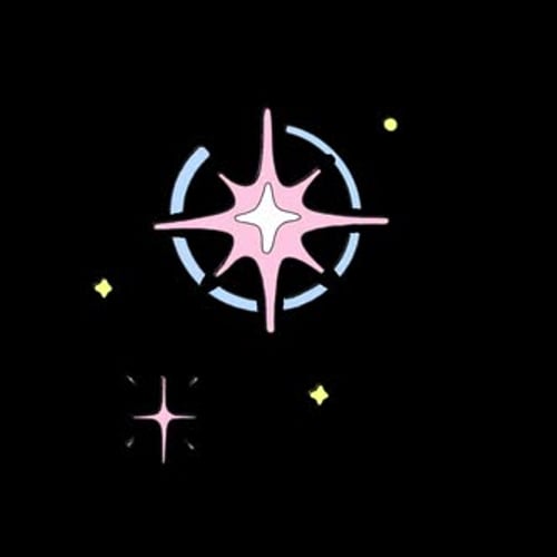 Hand Drawn Star Sparkle Animation Element