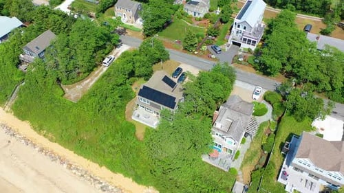 Shingle-Style Cape Cod House by Sandy Beach