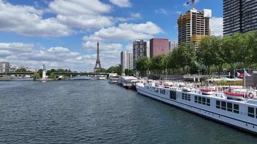 Seine River At Paris In France Island France.