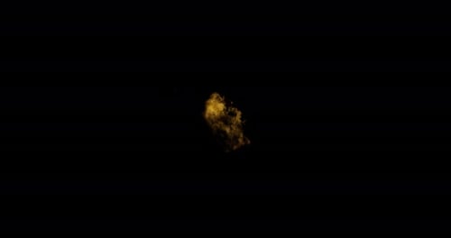 Ignite Collection: A blitz of fire strikes a surface in center on a dark background, shot in 4k at 6