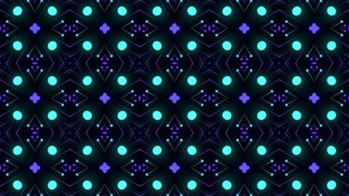 Mandala Kaleidoscope Vj Loop Background