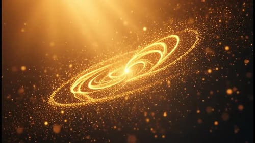 Luxurious Golden Particle Whirlpool