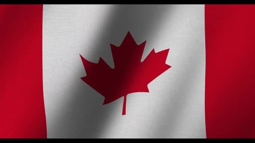 Canada Flag wave