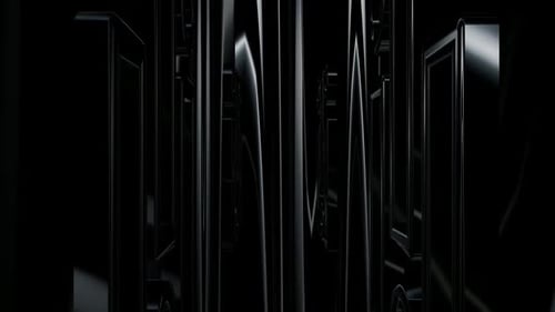 Dark Minimalist Glossy Geometric Background Loop