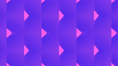 Seamless Looping Abstract Geometric Pattern Animation