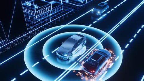 Self-Driving Car Operated by Advanced Sensors and AI-Powered Controls