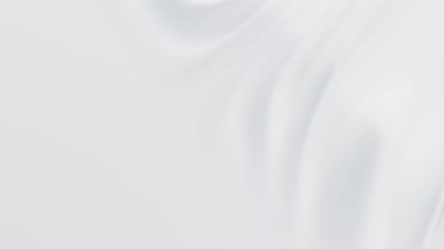 Abstract Reflective Ripples on White Surface Milky Water Waves Satin Crumples Loop 3d Render