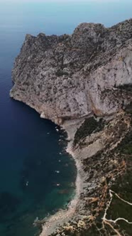 Aerial view of Calpe-Comunidad Autonoma de Valencia, Spain