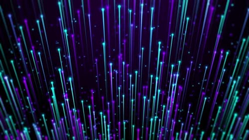 Bunter Neon-Aquarahen-Hintergrundschleife V4