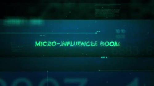 Glitch Digital Text Reveal with UI Elements