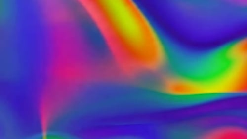 Fond de mouvement de boucle à gradient fluide abstrait vibrant