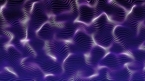 Dynamic Glowing Abstract Wavy Lines Background