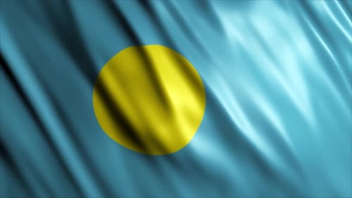 Abstract Waving Flag Loop Background