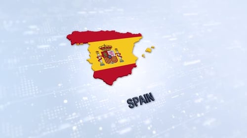 Karte von Spanien