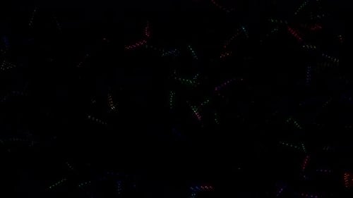 Flickering Colorful Glitter Particles Animated Background