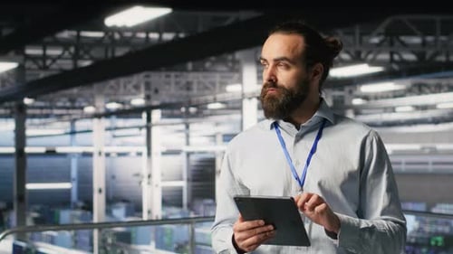 Computer Scientists in Data Center Monitoring Neural Network LLM Visualization