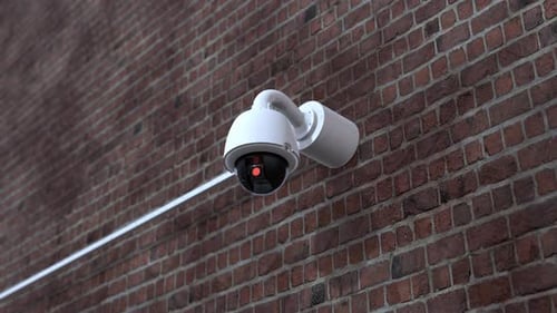 Video surveillance camera. CCTV - security system.