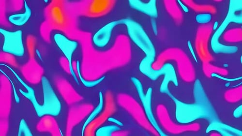 Vibrant Liquid Abstract Flowing Motion Background