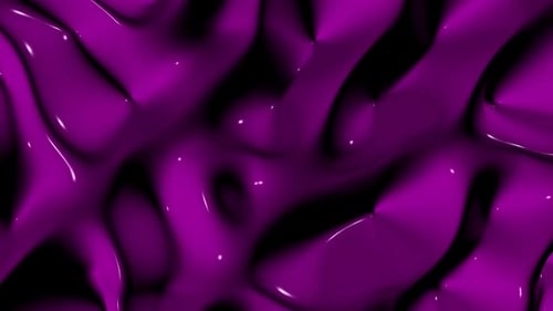 Luxury Background with Purple Plasma Waves, 3D Render, Reflection, Exclusive, Unique Design