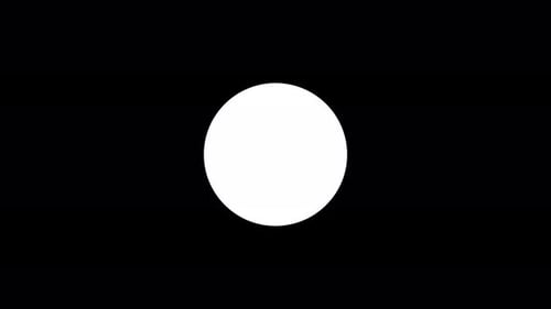 Creator Collection: Dark colored matte logo reveal element with a bursting circle animation