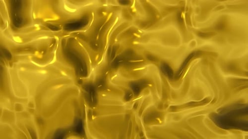 Abstract Golden Fluid Motion Background Loop
