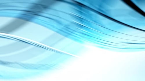 A blue and white ocean wave in motion