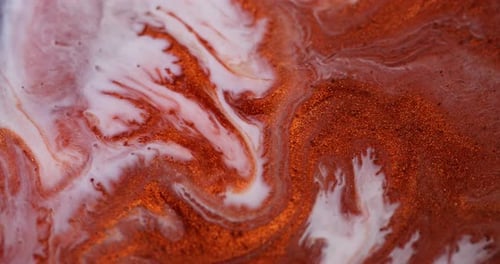 Paint Glitter Lava Paint diffuse des particules de poudre de cuivre