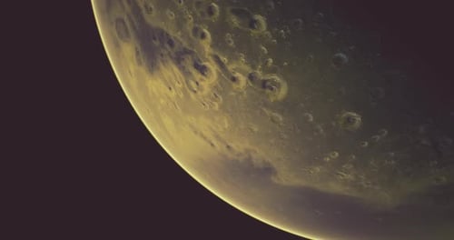 Realistic Planet Rotation in Deep Space Animation