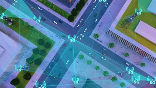 Urban 5G Network Connectivity Visualization