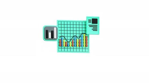 Modern Animated Data Visualization Elements