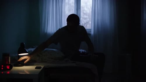 A Contemplative Evening Spent in a Dark Room Filled with Thoughts Feelings and Emotions
