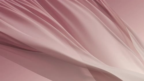 Elegant Soft Pink Flowing Fabric Background