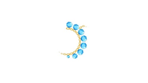 Bracelet bleu Dimond