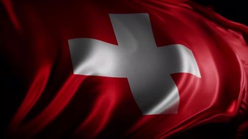Flag of Switzerland | UHD | 60fps