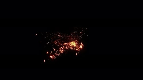 Energetic Spark Particle Burst Transition