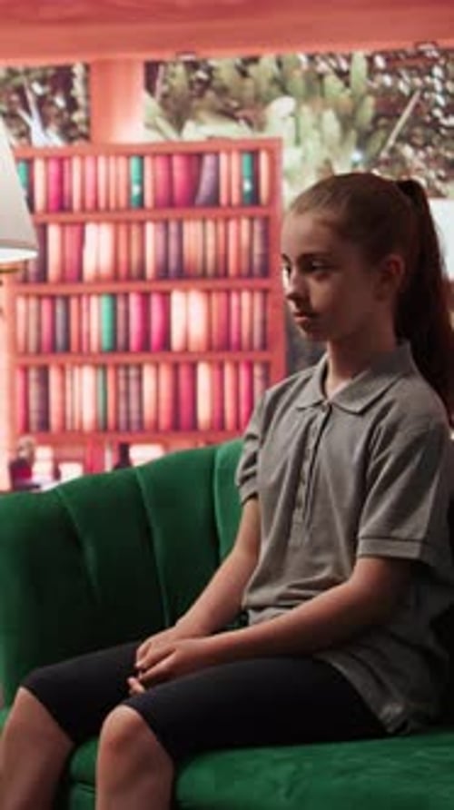 Adolescent Showing Rudeness and Mood Swings with Therapist
