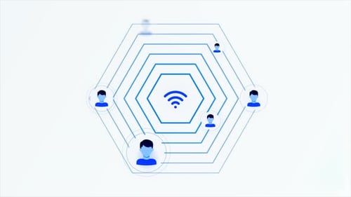 Animation with WiFi Signal