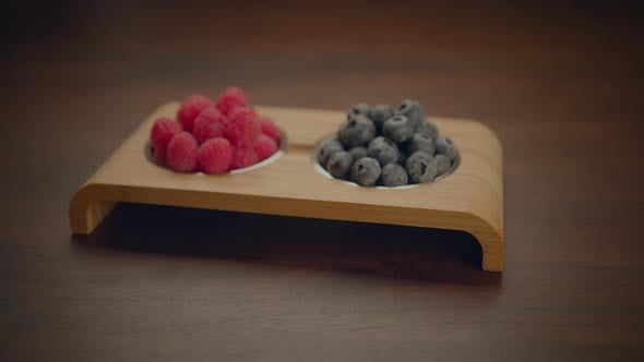 Snack alimenticio de frutos rojos frescos con vitaminas y antioxidantes ...