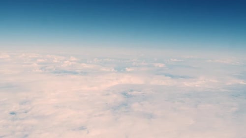 Sunrise over Clouds Aerial